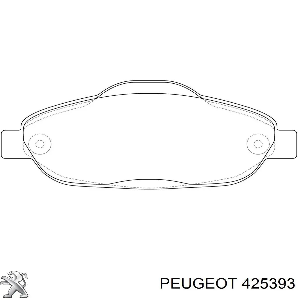 Купити 425393 Peugeot/Citroen Колодки гальмівні передні, дискові
