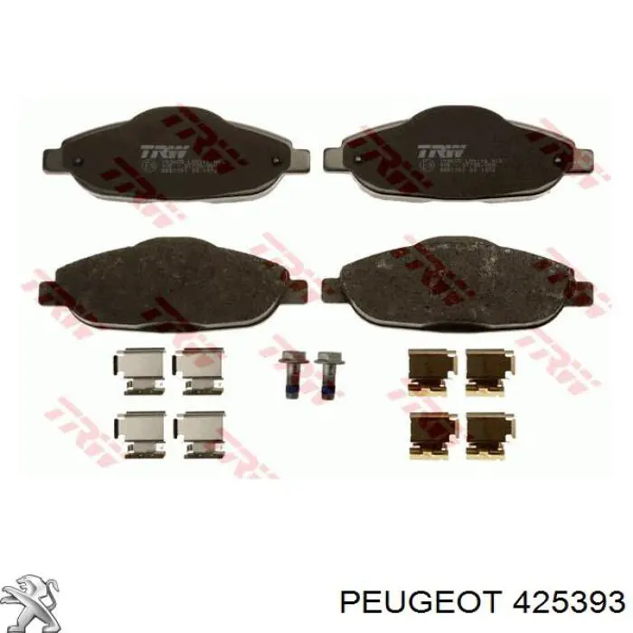Передні тормозні колодки 425393 Peugeot/Citroen