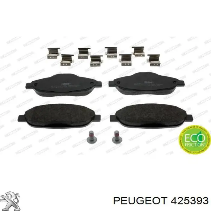 Гальмівні колодки Peugeot/Citroen 425393 ціна, від 30.62 USD