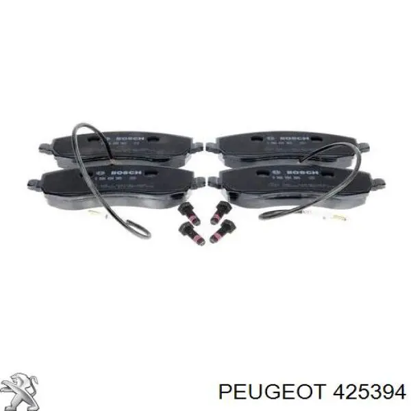 Передні тормозні колодки 425394 Peugeot/Citroen