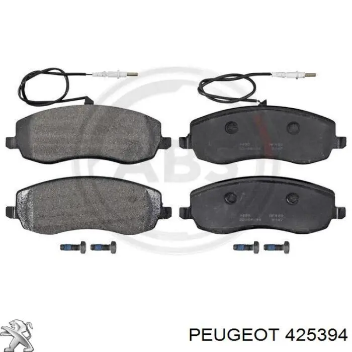 Купити 425394 Peugeot/Citroen Колодки гальмівні передні, дискові