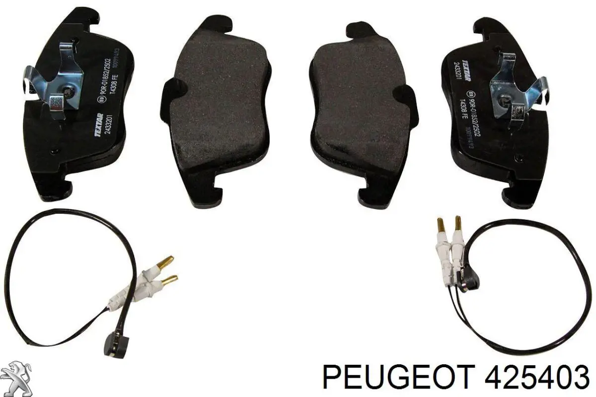 Купити 425403 Peugeot/Citroen Колодки гальмівні передні, дискові