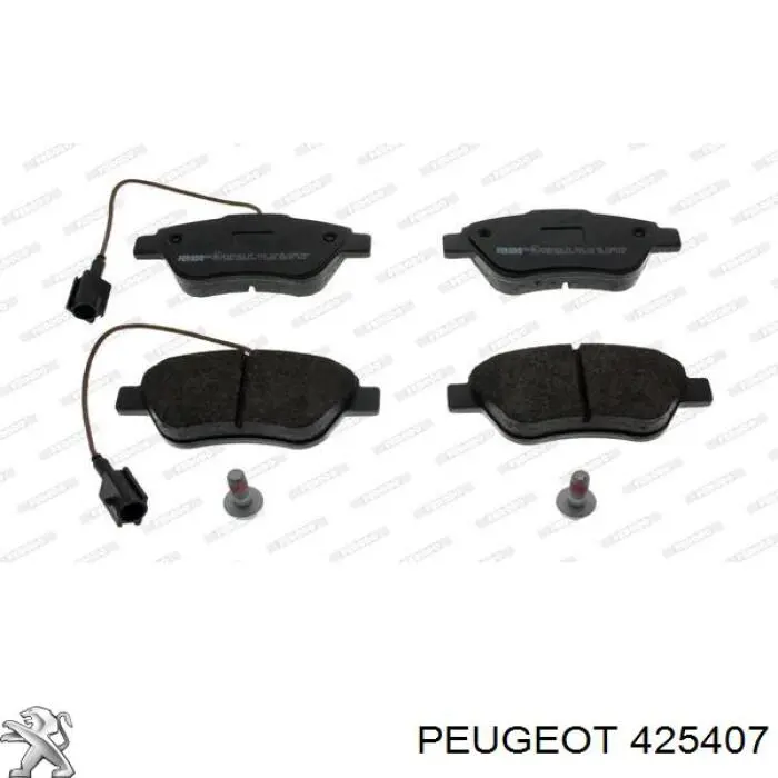 Гальмівні колодки Peugeot/Citroen 425407 ціна, від 22.54 USD