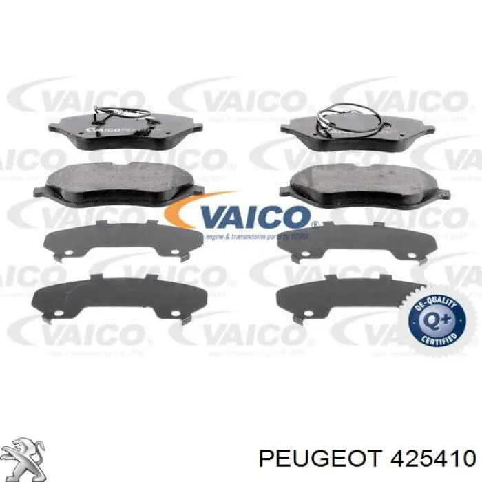Гальмівні колодки Peugeot/Citroen 425410 ціна, від 38.99 USD