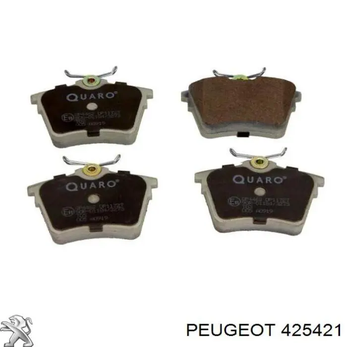 Купити 425421 Peugeot/Citroen Задні колодки