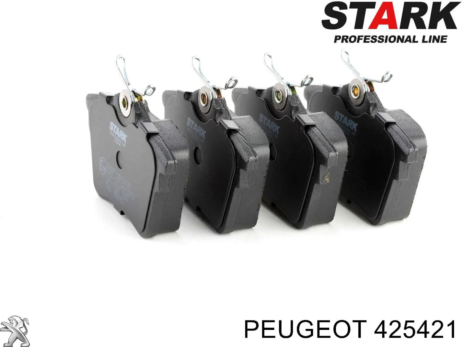 Задні гальмівні колодки 425421 Peugeot/Citroen