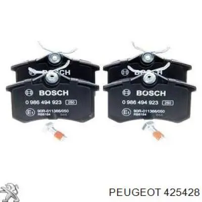 Купити 425428 Peugeot/Citroen Задні колодки