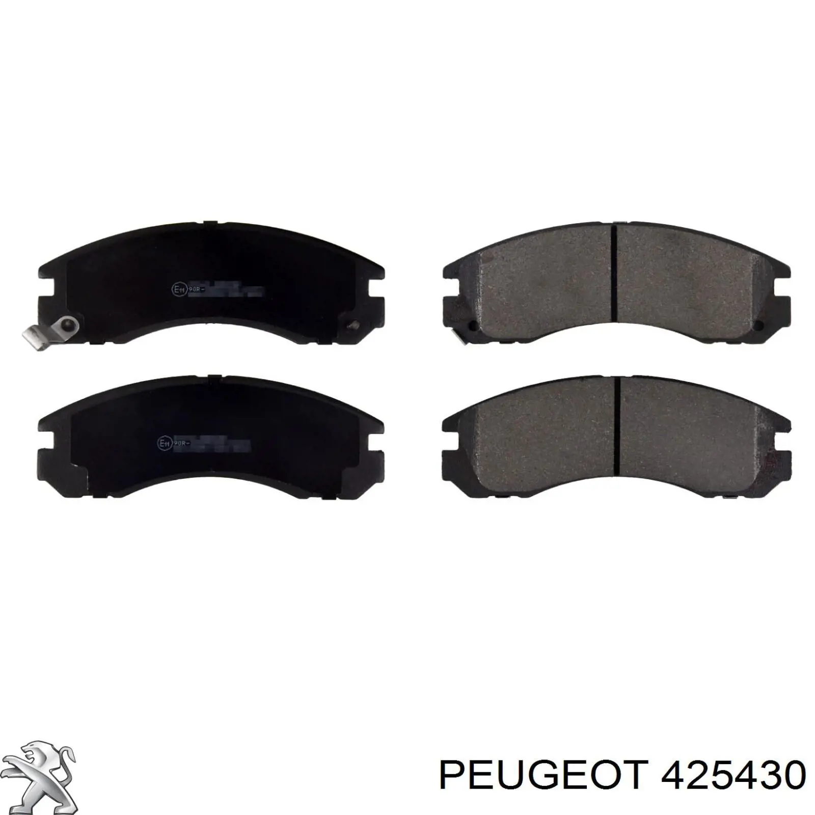 425430 Peugeot/Citroen колодки гальмівні передні, дискові