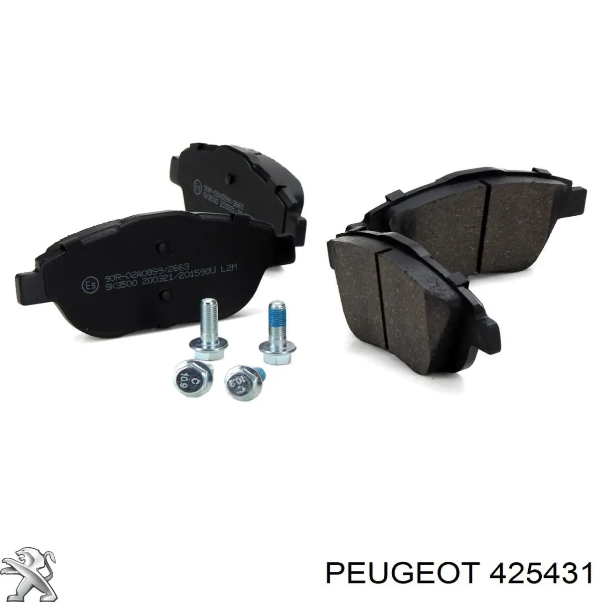 Передні тормозні колодки 425431 Peugeot/Citroen
