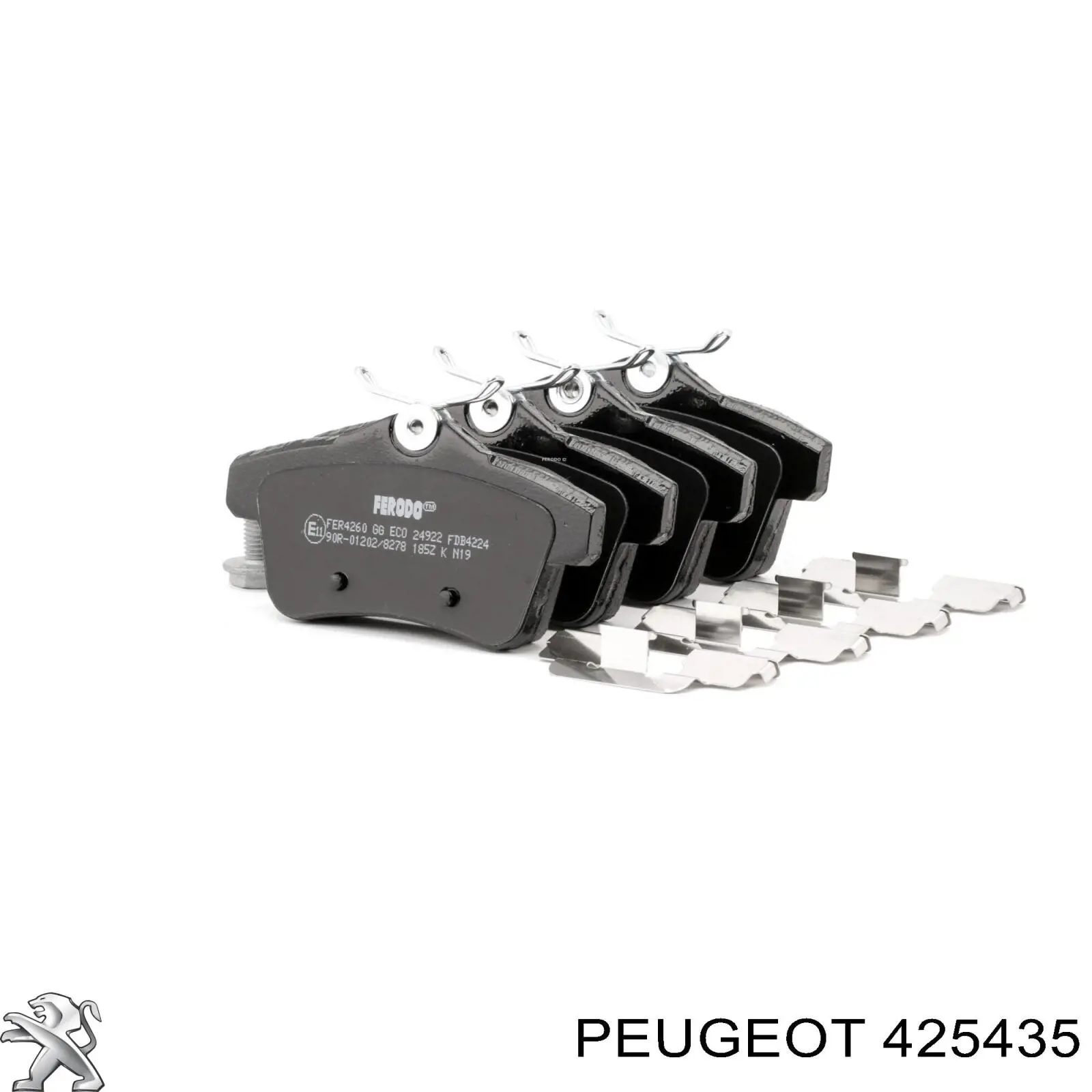 Купити 425435 Peugeot/Citroen Задні колодки