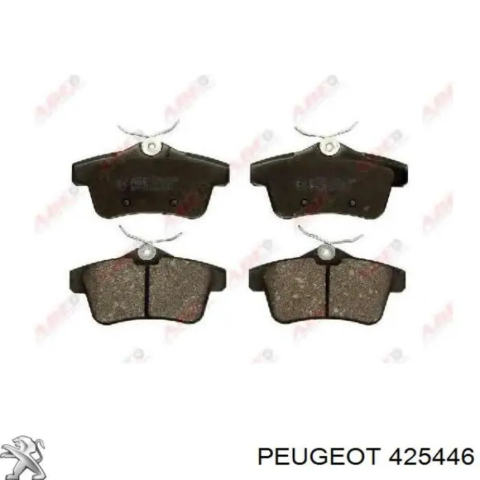 Купити 425446 Peugeot/Citroen Задні колодки
