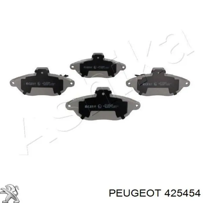 Купити 425454 Peugeot/Citroen Колодки гальмівні передні, дискові