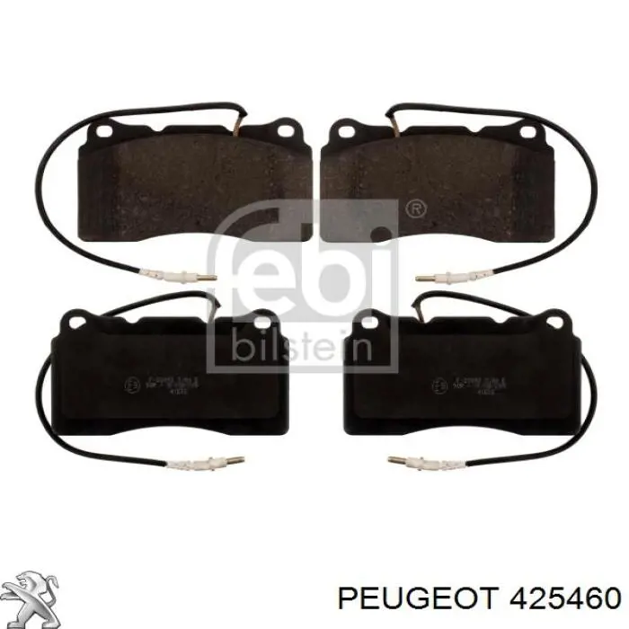 Купити 425460 Peugeot/Citroen Колодки гальмівні передні, дискові