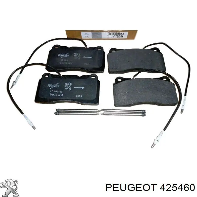 425460 Peugeot/Citroen колодки гальмівні передні, дискові