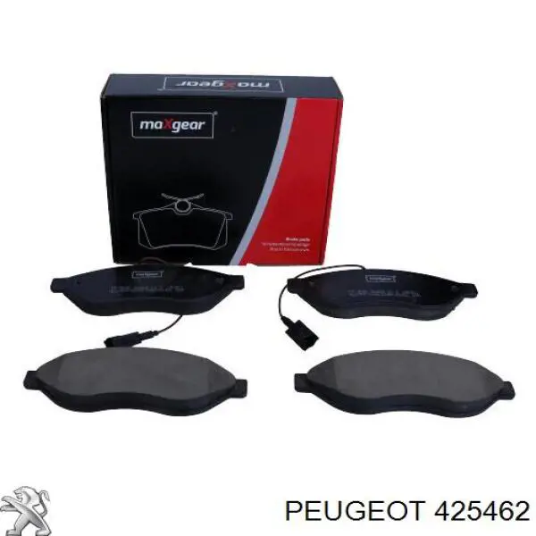 Купити 425462 Peugeot/Citroen Колодки гальмівні передні, дискові