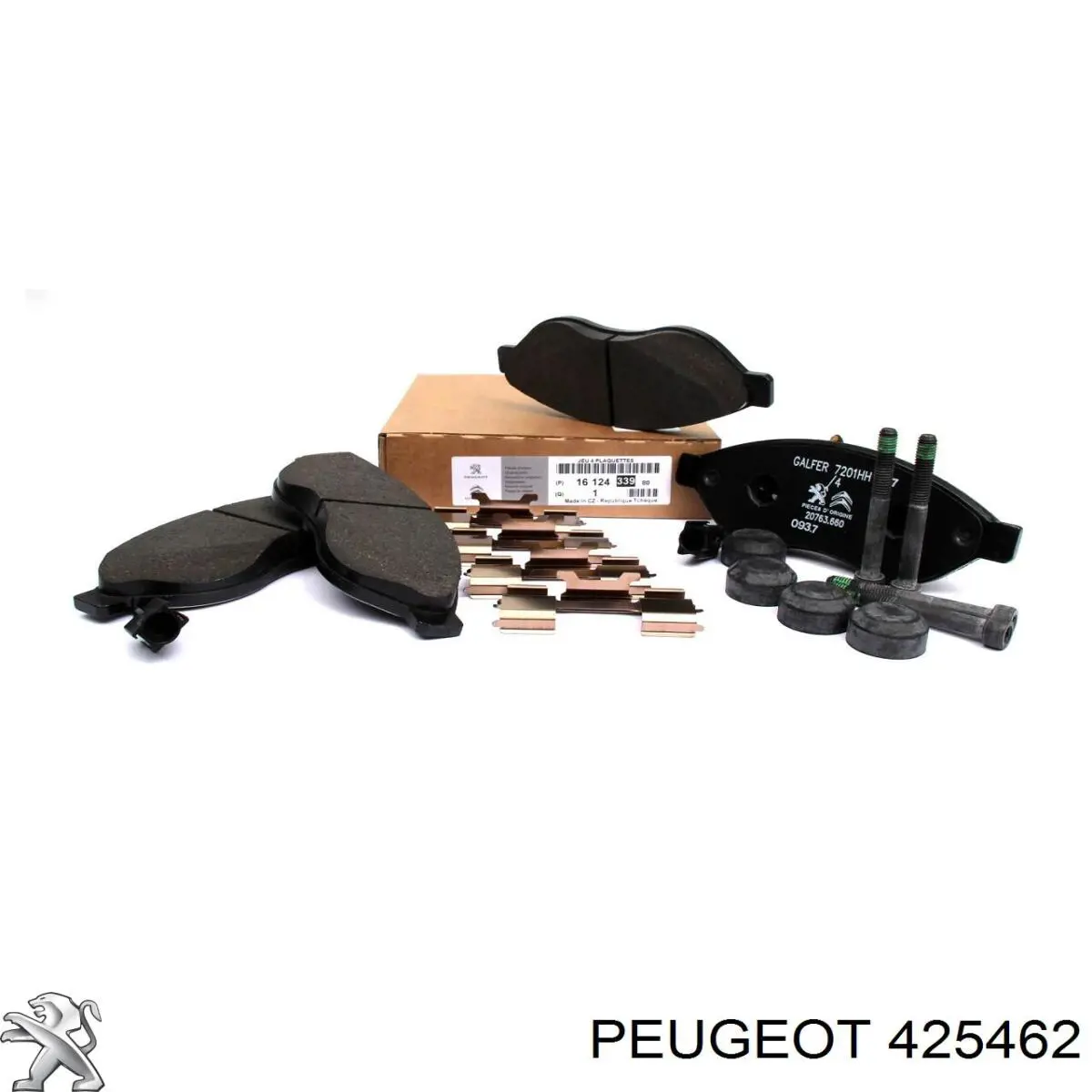 Передні тормозні колодки 425462 Peugeot/Citroen
