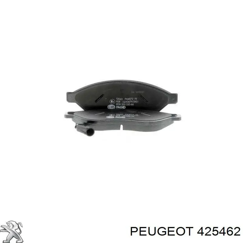 Купити 425462 Peugeot/Citroen Колодки гальмівні передні, дискові