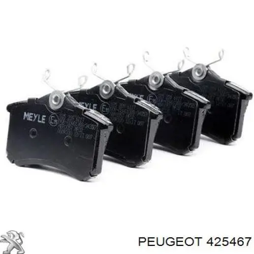 Купити 425467 Peugeot/Citroen Задні колодки