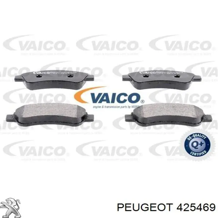 Задні гальмівні колодки Peugeot/Citroen 425469 ціна, від 17.44 USD
