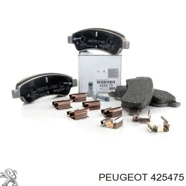 425475 Peugeot/Citroen колодки гальмівні передні, дискові