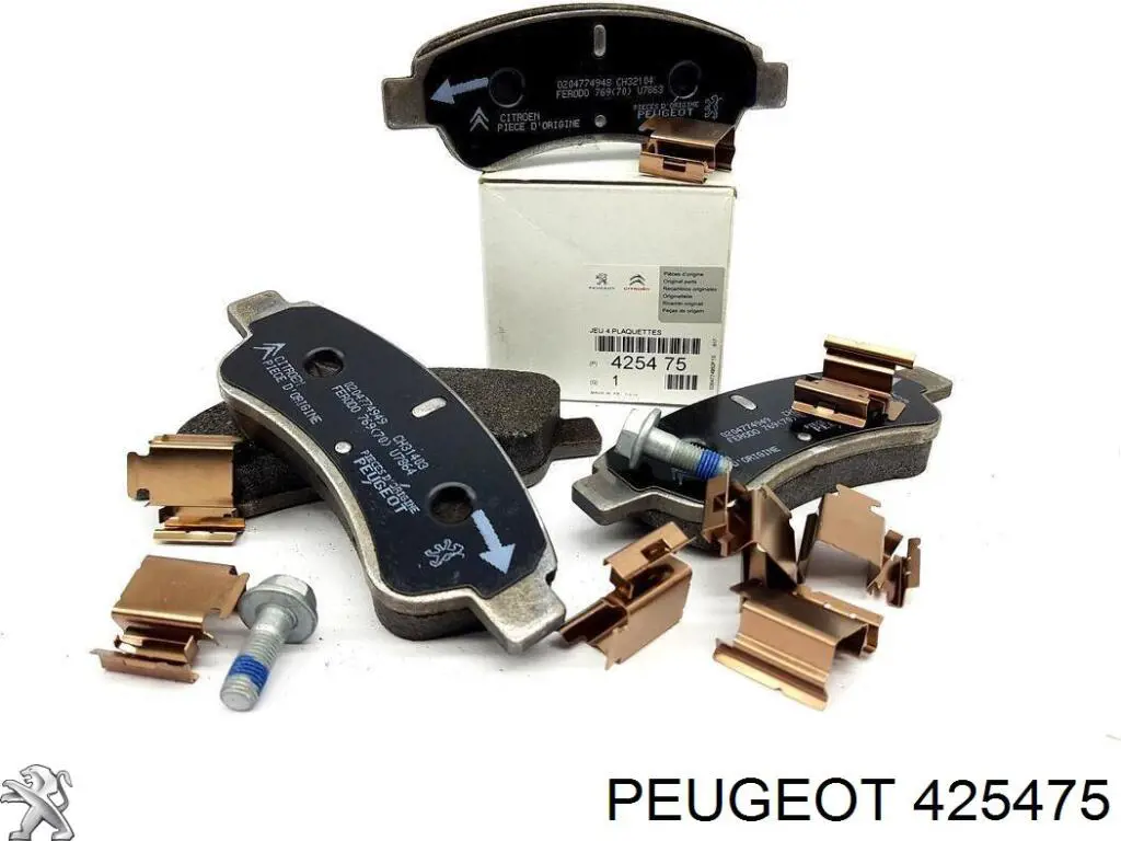 Купити 425475 Peugeot/Citroen Колодки гальмівні передні, дискові