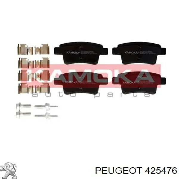 Задні дискові колодки Peugeot/Citroen 425476