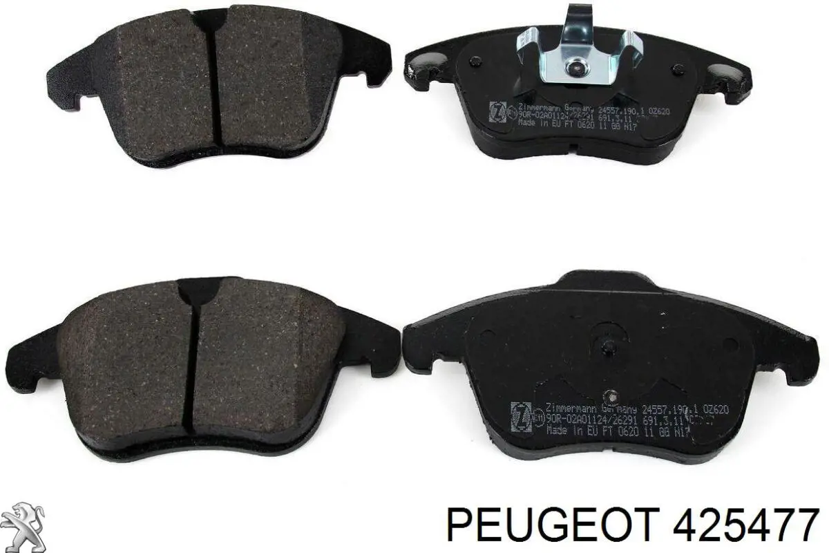 Тормозні колодки Peugeot/Citroen 425477