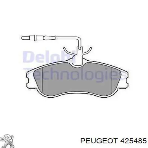 Тормозні колодки Peugeot/Citroen 425485
