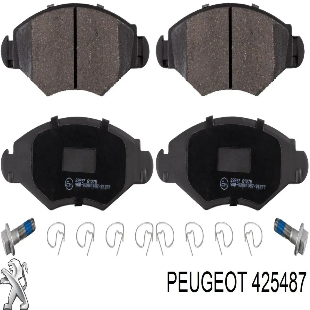425487 Peugeot/Citroen колодки гальмівні передні, дискові