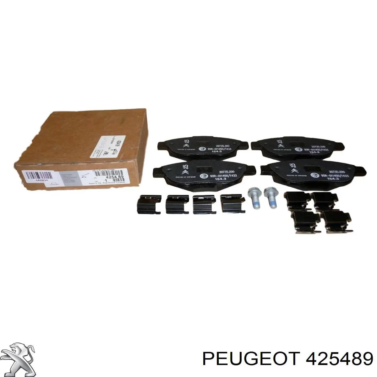 Купити 425489 Peugeot/Citroen Колодки гальмівні передні, дискові