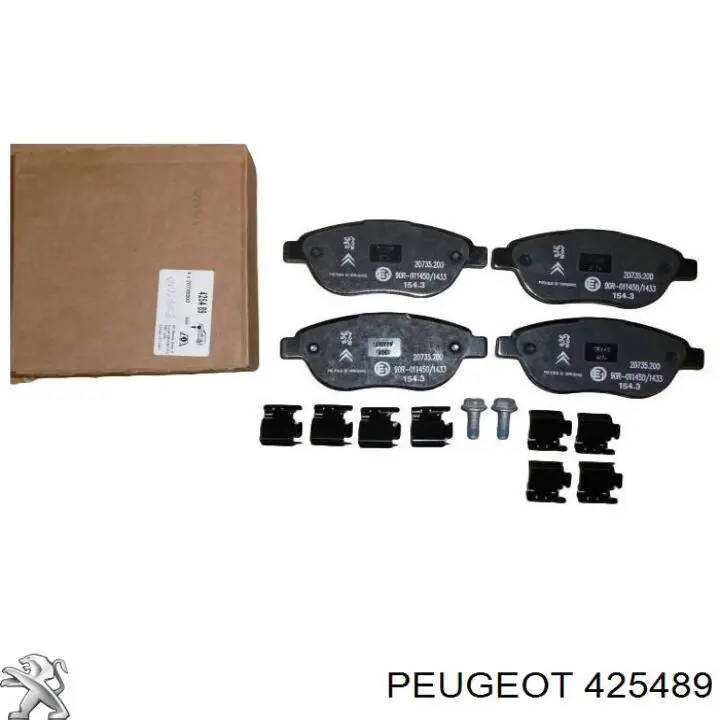 425489 Peugeot/Citroen Передні гальмівні колодки