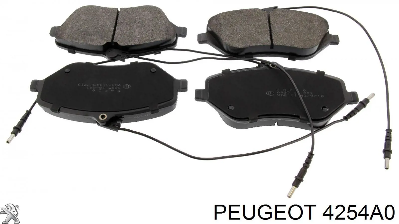 Передні тормозні колодки 4254A0 Peugeot/Citroen