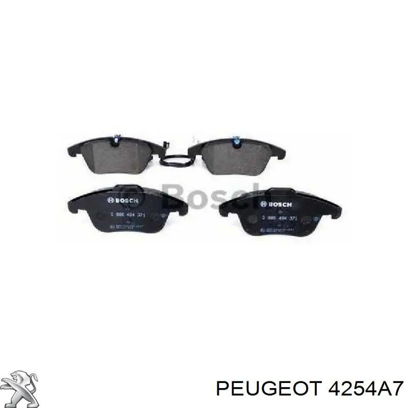 Гальмівні колодки Peugeot/Citroen 4254A7 ціна, від 42.40 USD