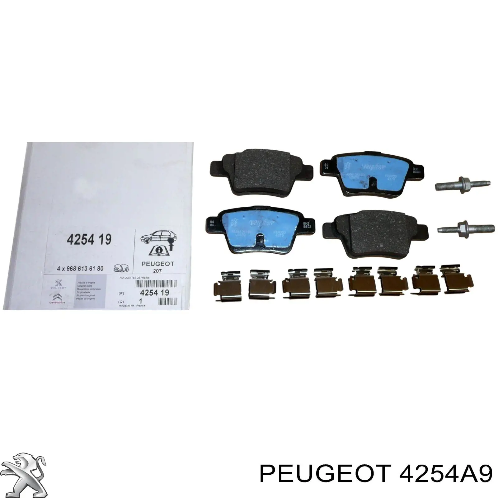 Тормозні колодки Peugeot/Citroen 4254A9