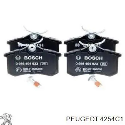Купити 4254C1 Peugeot/Citroen Задні колодки