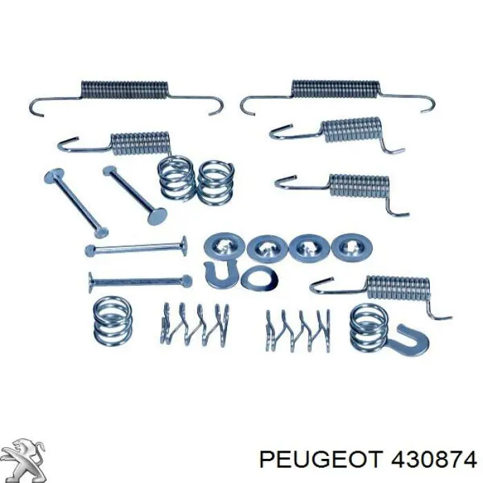 430874 Peugeot/Citroen Монтажний комплект задніх барабанних колодок
