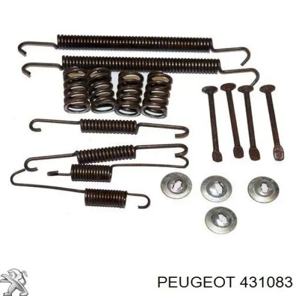 Механізм підведення (самоподвода) барабанних колодок/розвідний ремкомплект на Peugeot Partner (5)