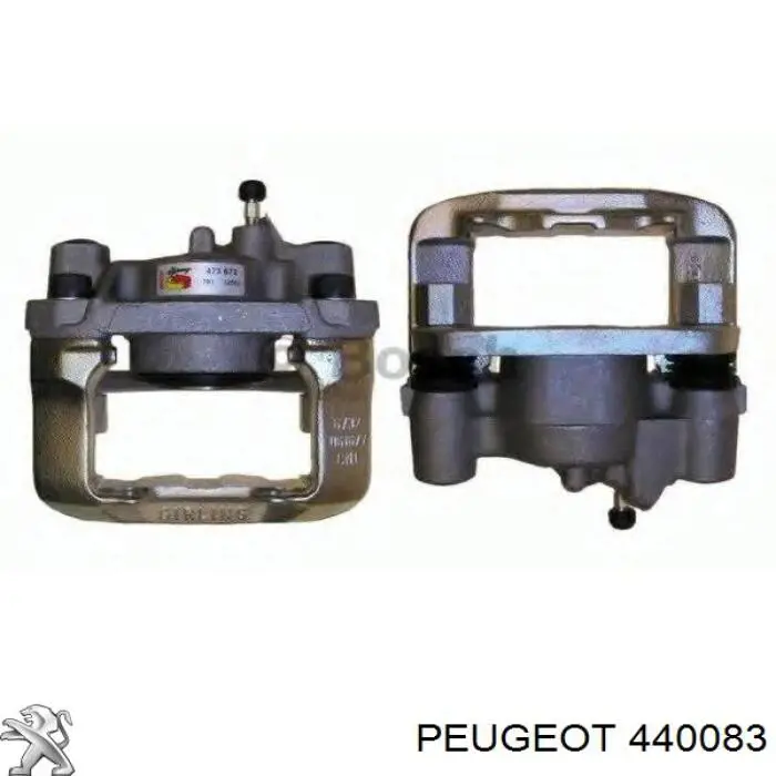 Супорт гальмівний передній лівий 95607096 Peugeot/Citroen