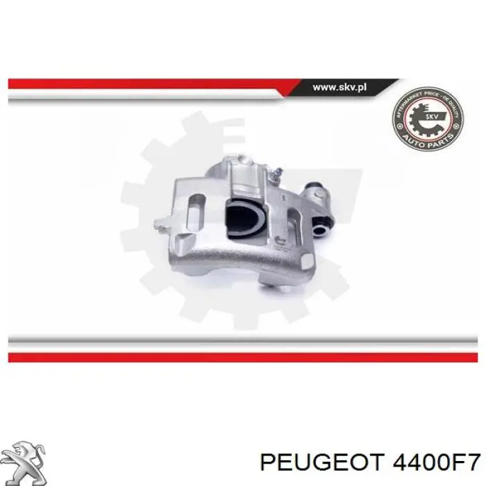 Супорт гальмівний передній правий 4400F7 Peugeot/Citroen