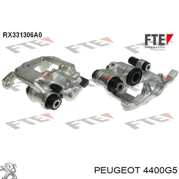 Супорт гальмівний задній лівий Peugeot/Citroen 4400G5 ціна, від 27.84 USD