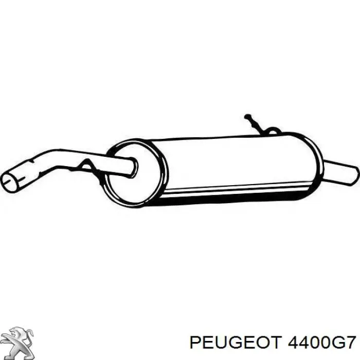 Супорт гальмівний передній лівий 4400G7 Peugeot/Citroen