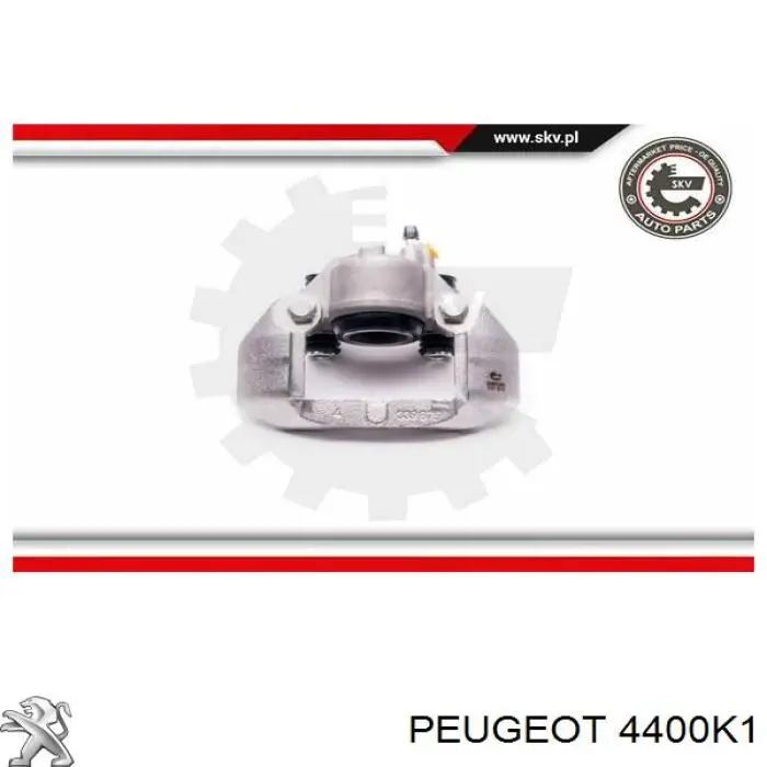 Супорт гальмівний передній лівий Peugeot/Citroen 4400K1 ціна, від 51.72 USD