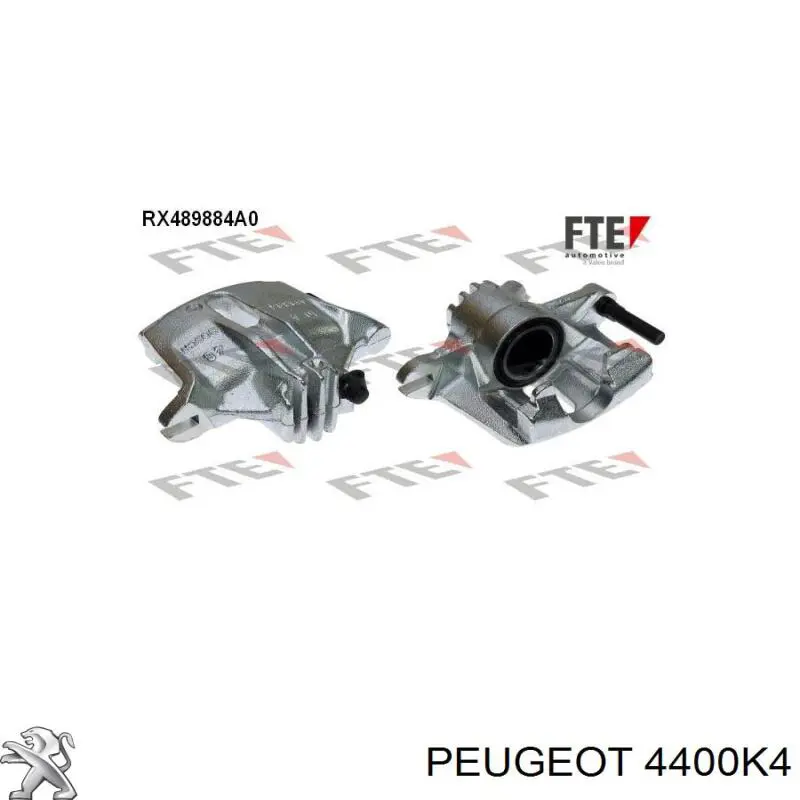 441044 Peugeot/Citroen супорт гальмівний передній правий