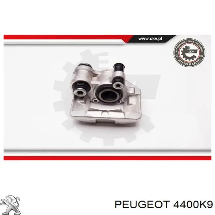 Супорт гальмівний передній лівий 4400K9 Peugeot/Citroen