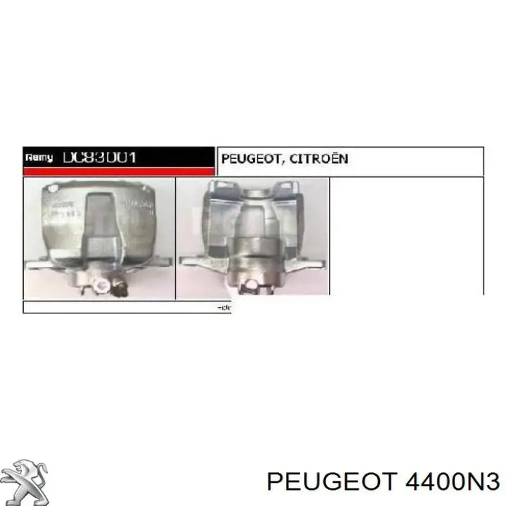 Купити 4400N3 Peugeot/Citroen Супорт гальмівний передній правий