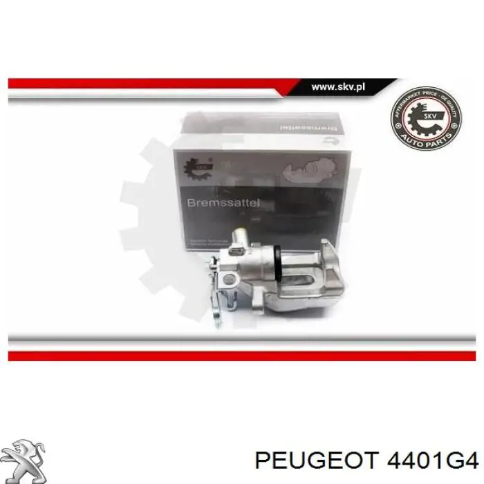 Супорт гальмівний задній лівий Peugeot/Citroen 4401G4 ціна, від 46.95 USD