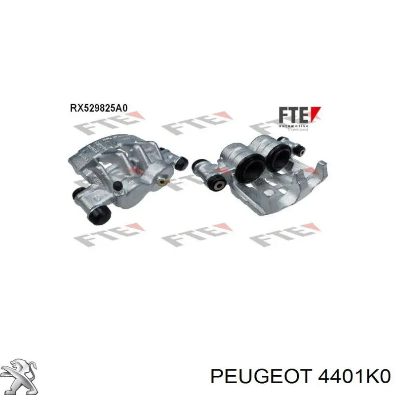 Купити 4401K0 Peugeot/Citroen Супорт гальмівний передній лівий