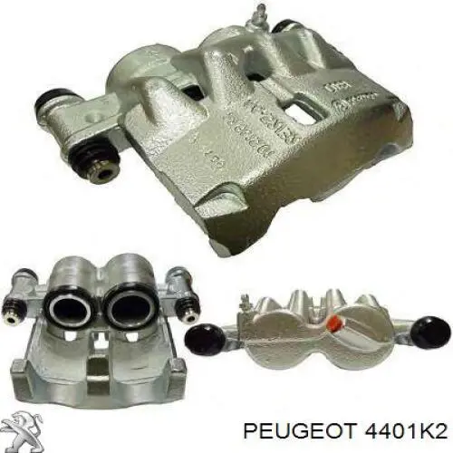 4401K2 Peugeot/Citroen Супорт гальмівний, передній, лівий