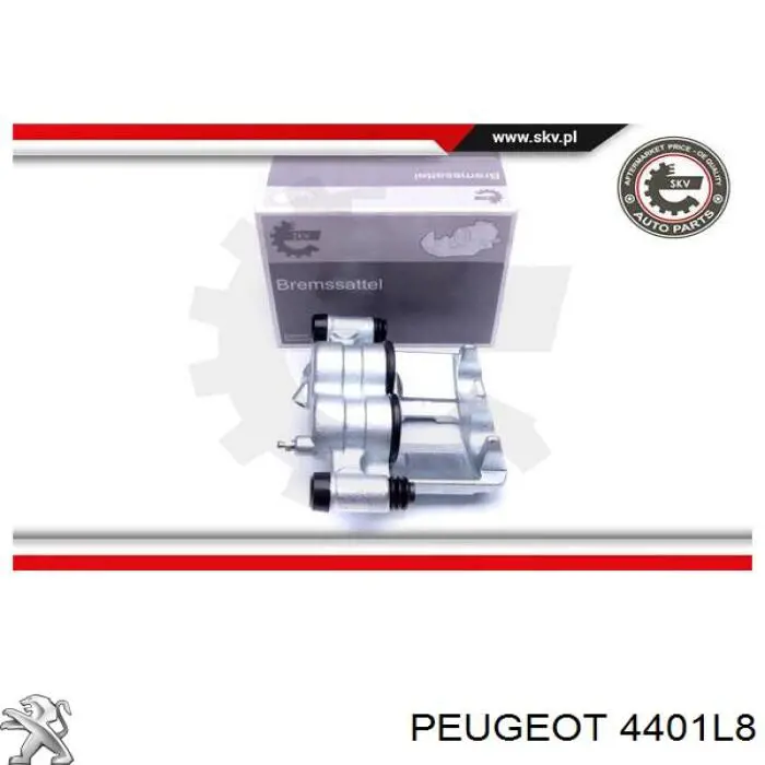 Купити 4401L8 Peugeot/Citroen Супорт гальмівний передній лівий