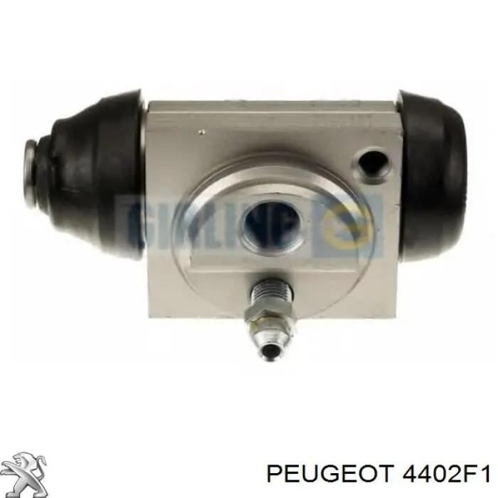 Купити 4402F1 Peugeot/Citroen Циліндр гальмівний колісний/робітник, задній